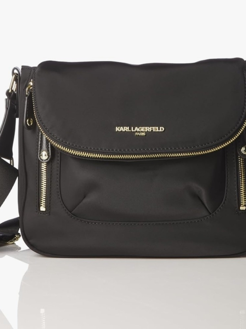 Karl Lagerfeld Black Crossbody Shoulder Bag